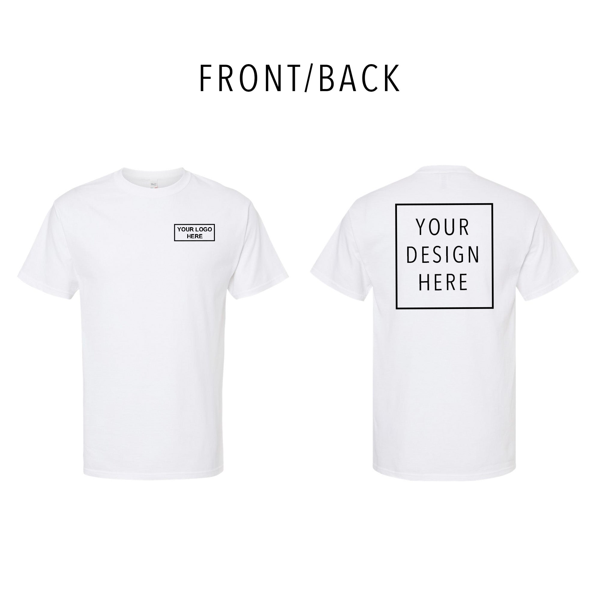 M&O - Gold Soft Touch T-Shirt - Front/Back