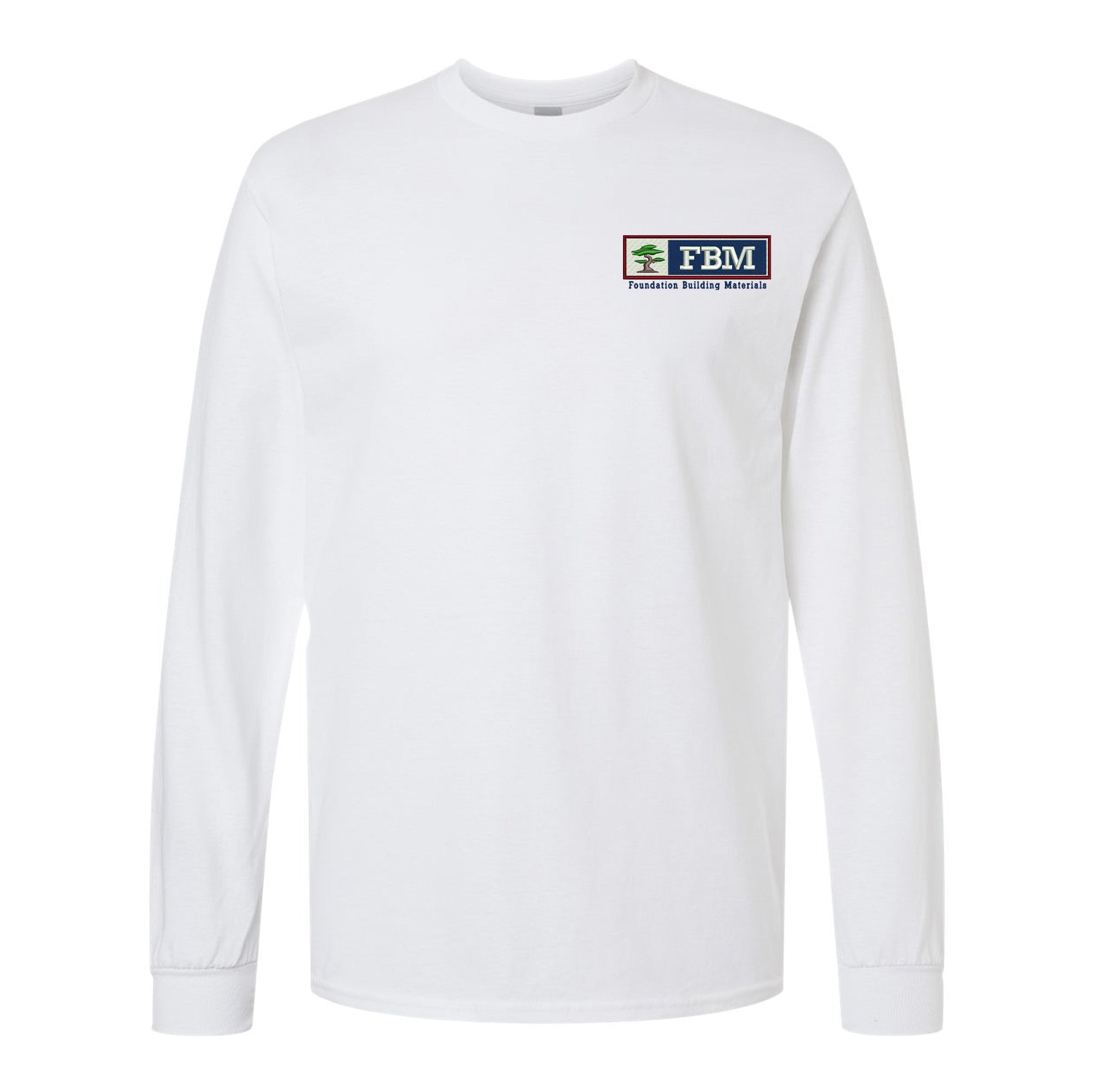 Gildan - Heavy Cotton™ Long Sleeve T-Shirt - (embroidery)