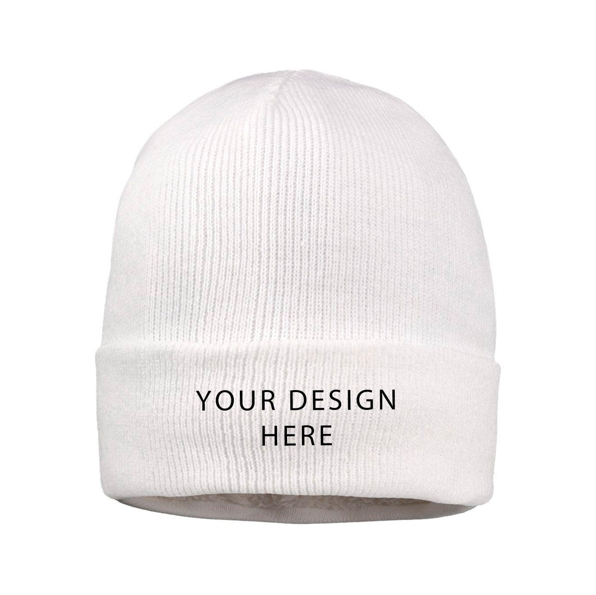 Sportsman - 12" Sherpa Lined Cuffed Beanie