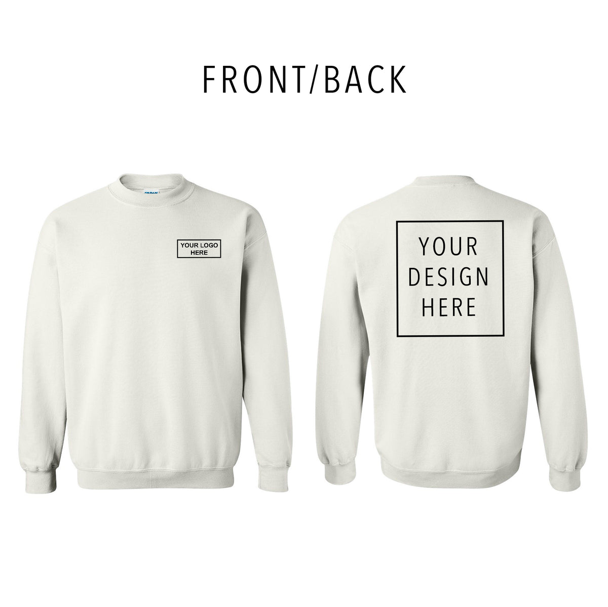 Gildan - Heavy Blend™ Crewneck Sweatshirt - Front/Back