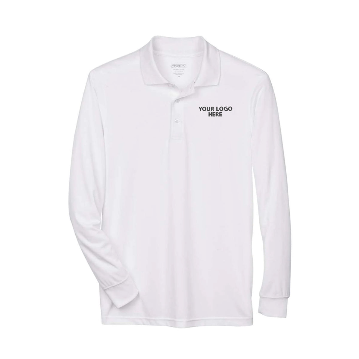 CORE365 Men's Pinnacle Performance Long Sleeve Piqué Polo - 88192