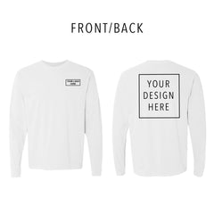 Comfort Colors - Garment-Dyed Heavyweight Long Sleeve T-Shirt - Front/Back