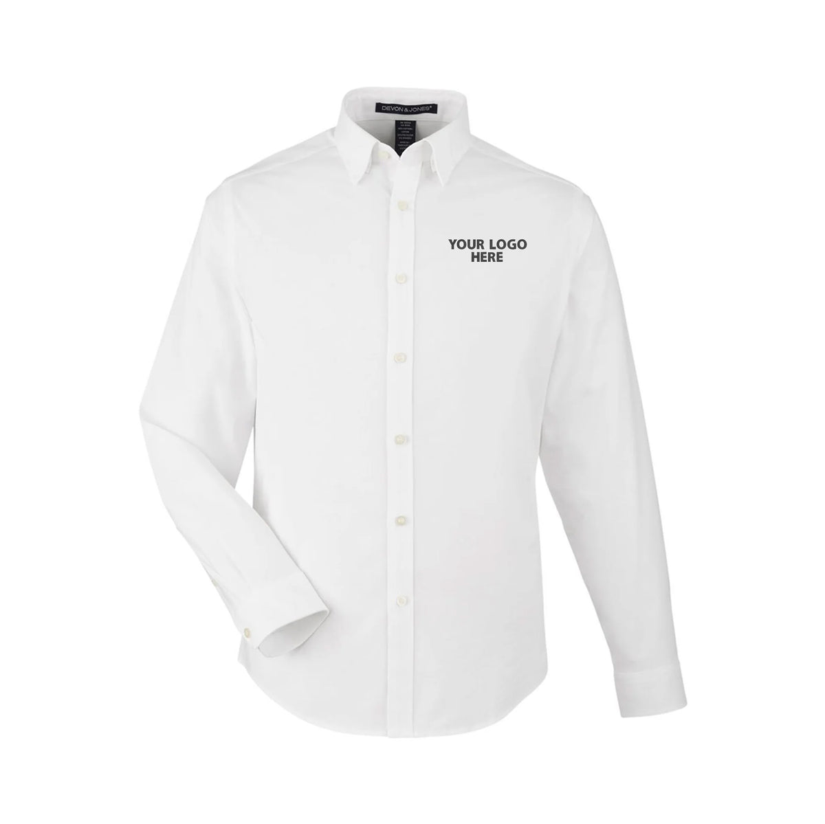 Devon & Jones Men's CrownLux Performance® Spencer Poplin Dress Shirt - DG505