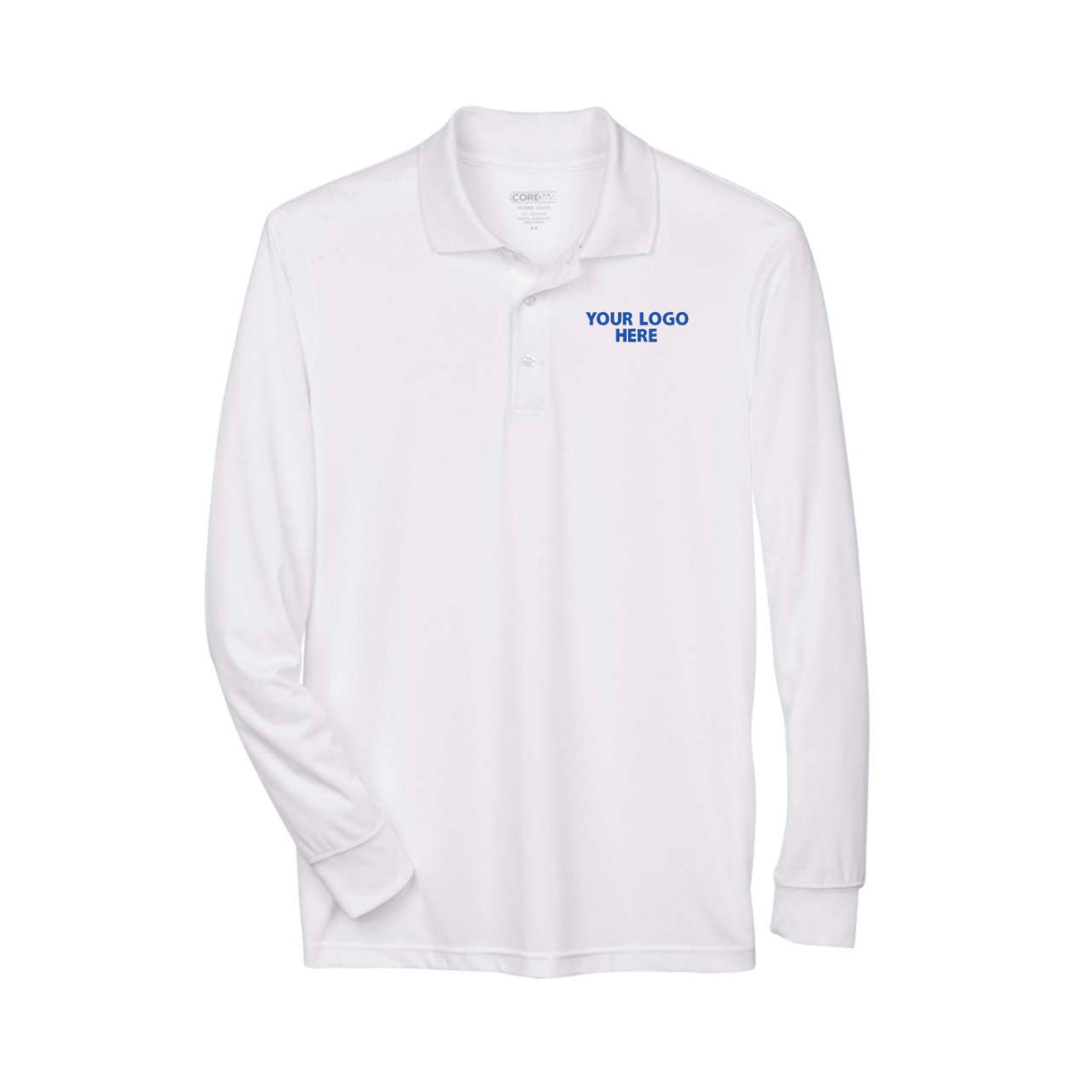 CORE365 Men's Pinnacle Performance Long Sleeve Piqué Polo - 88192