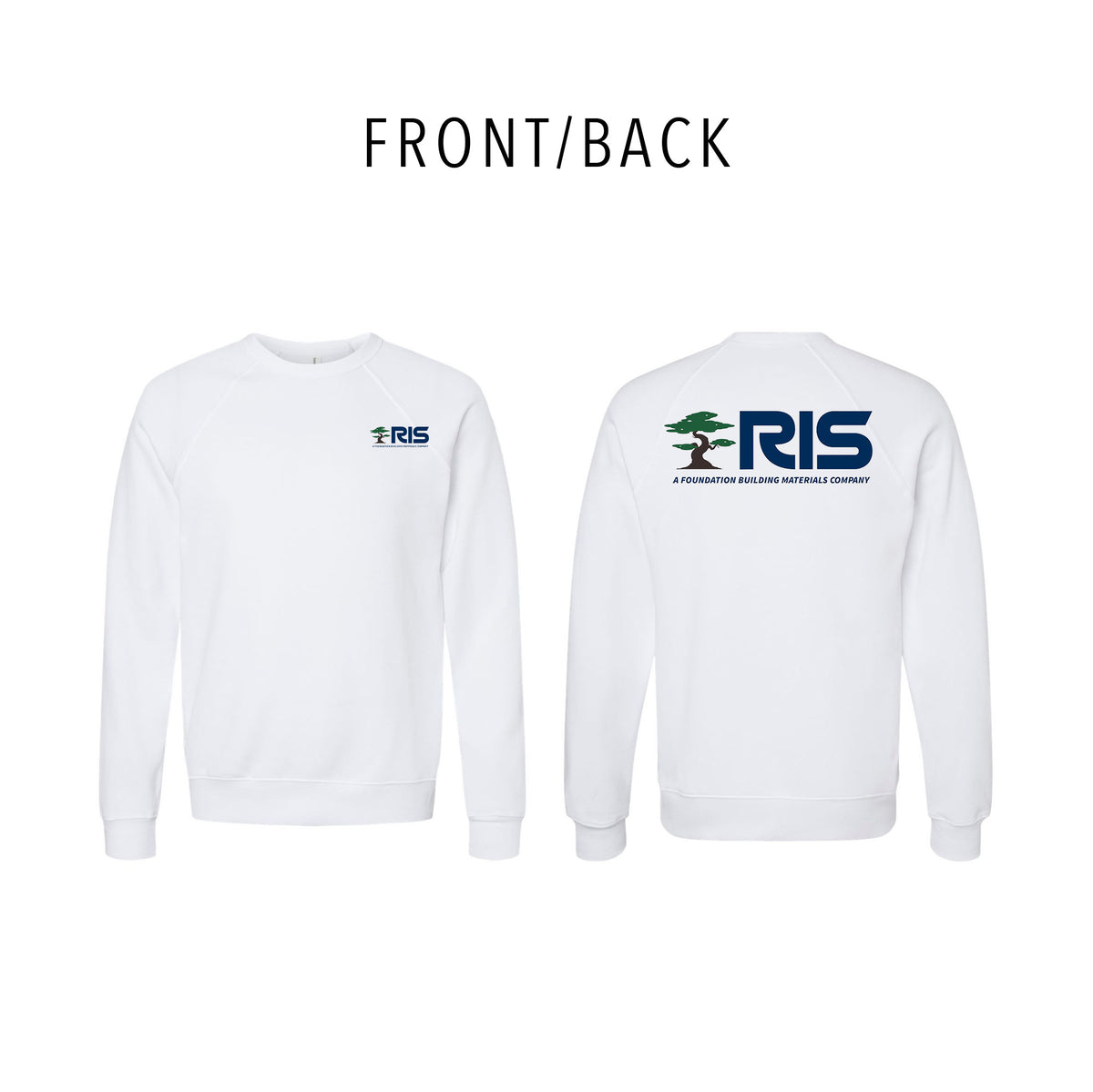 BELLA + CANVAS - Sponge Fleece Raglan Crewneck Sweatshirt - 3901