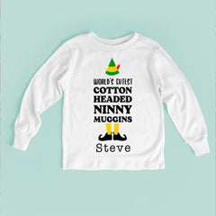 World's Cutest Cotton Headed Ninny Muggins Baby Bodysuit