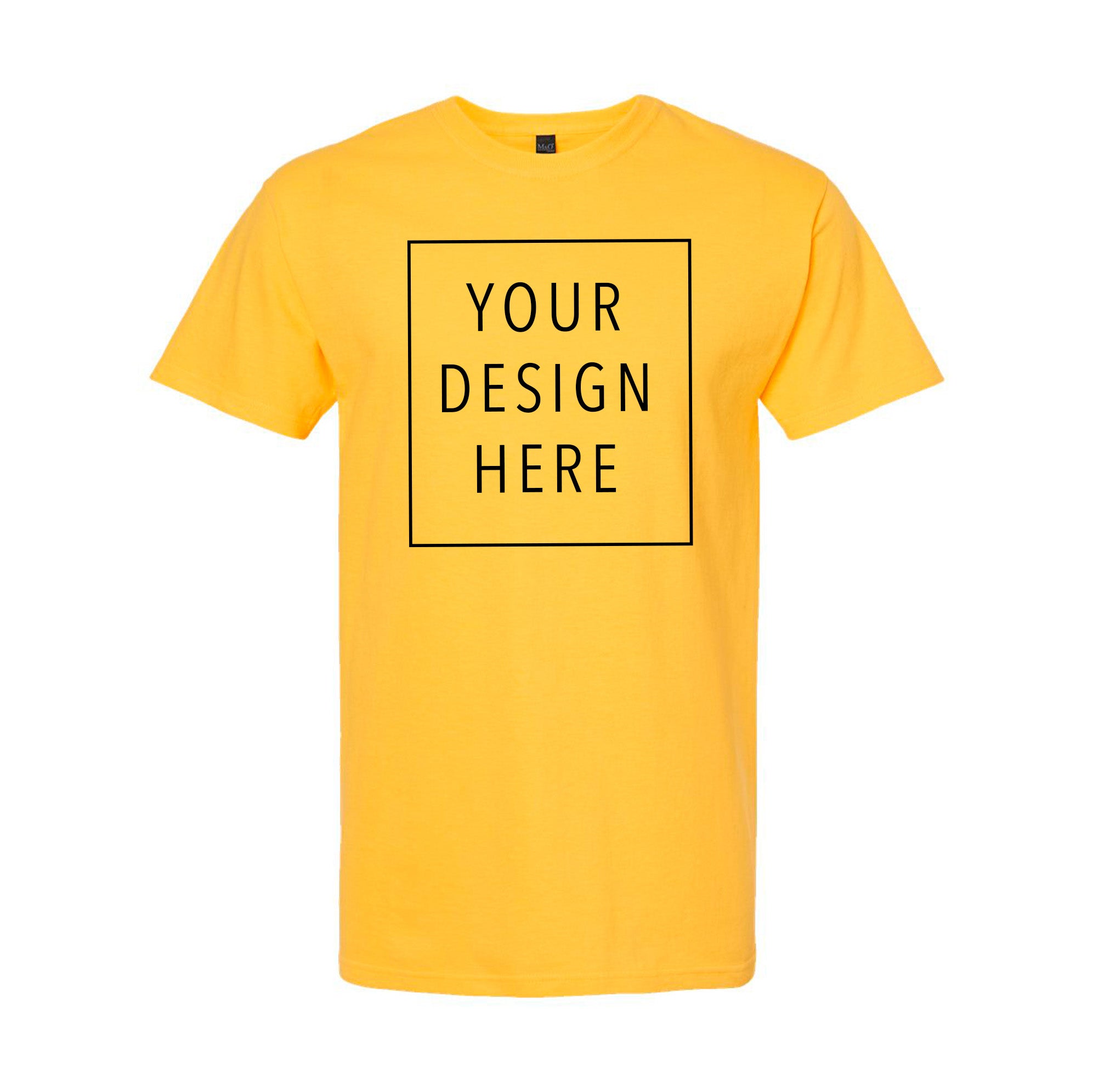 M&O - Gold Soft Touch T-Shirt - Front