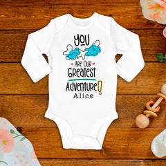 You Are Our Greatest Adventure Baby Bodysuit