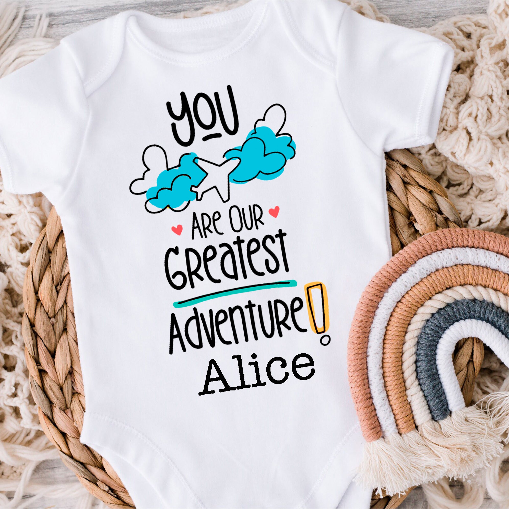 You Are Our Greatest Adventure Baby Bodysuit