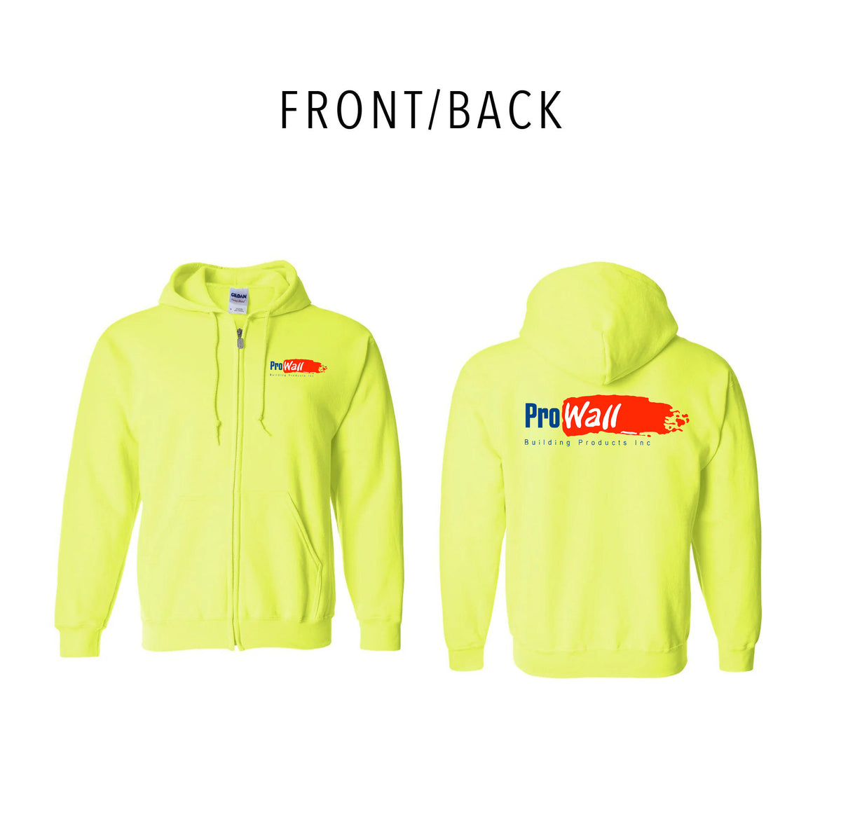 PROWALL SAFETY Gildan - Heavy Blend™ Full-Zip Hooded Sweatshirt - 18600
