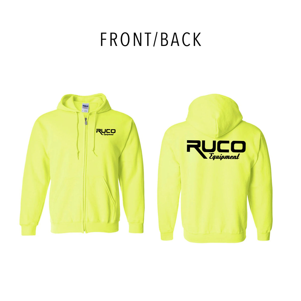 RUCO SAFETY Gildan - Heavy Blend™ Full-Zip Hooded Sweatshirt - 18600